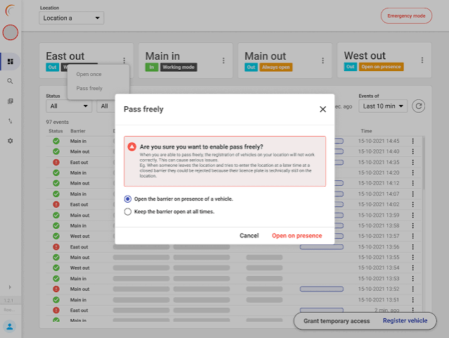 integrated barrier dashboard 2